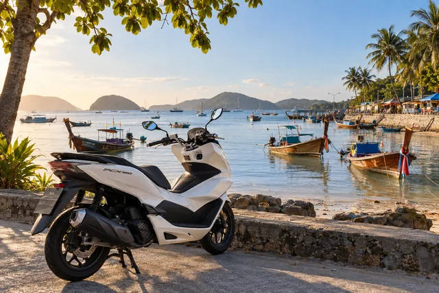 Honda PCX 160 на набережной Равая